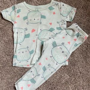 Owl Pajama Set
